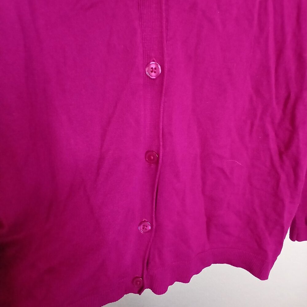 UEC Lane Bryant Long sleeved cardigan Magenta size 22/24 - Picture 2 of 5